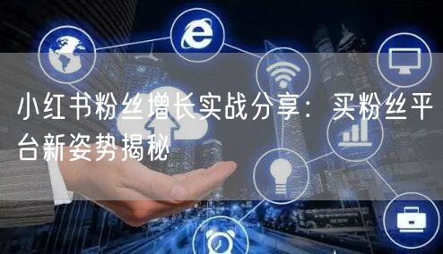 小红书粉丝增长实战分享：买粉丝平台新姿势揭秘