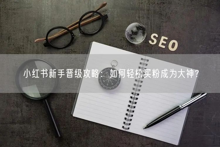 小红书新手晋级攻略：如何轻松买粉成为大神？