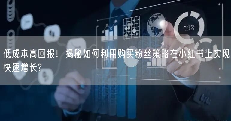 低成本高回报！揭秘如何利用购买粉丝策略在小红书上实现快速增长?