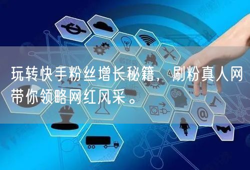 玩转快手粉丝增长秘籍，刷粉真人网带你领略网红风采。