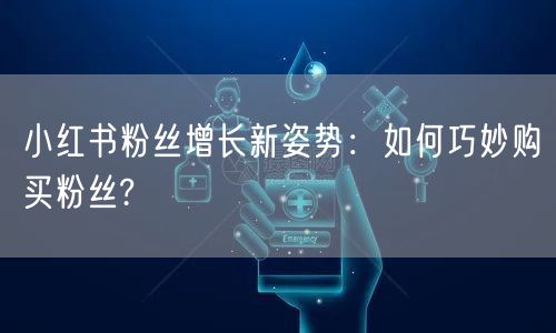 小红书粉丝增长新姿势：如何巧妙购买粉丝?