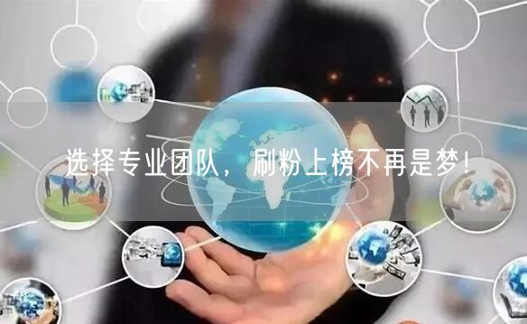选择专业团队，刷粉上榜不再是梦！