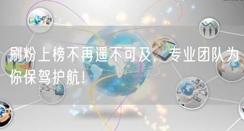 刷粉上榜不再遥不可及，专业团队为你保驾护航！