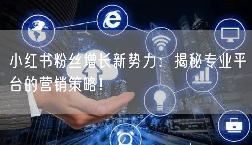 小红书粉丝增长新势力：揭秘专业平台的营销策略！