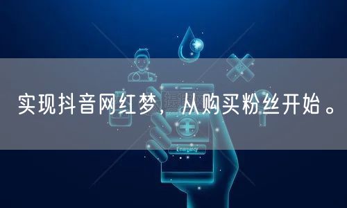 实现抖音网红梦，从购买粉丝开始。