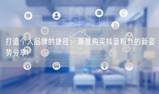 打造个人品牌的捷径：高效购买抖音粉丝的新姿势分享!