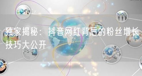 独家揭秘：抖音网红背后的粉丝增长技巧大公开