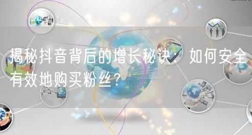 揭秘抖音背后的增长秘诀：如何安全有效地购买粉丝？