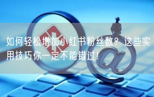 如何轻松增加小红书粉丝数？这些实用技巧你一定不能错过！