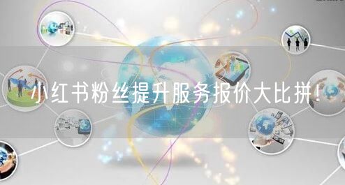 小红书粉丝提升服务报价大比拼！
