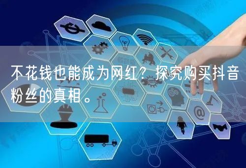 不花钱也能成为网红？探究购买抖音粉丝的真相。