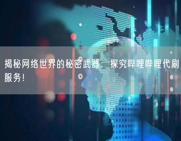 揭秘网络世界的秘密武器：探究哔哩哔哩代刷服务！